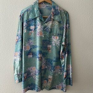 Vintage Floral Long Sleeve Shirt